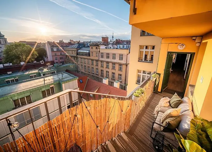 Prague Tower Old Town Lux 4Br & 3Bath Terrace
